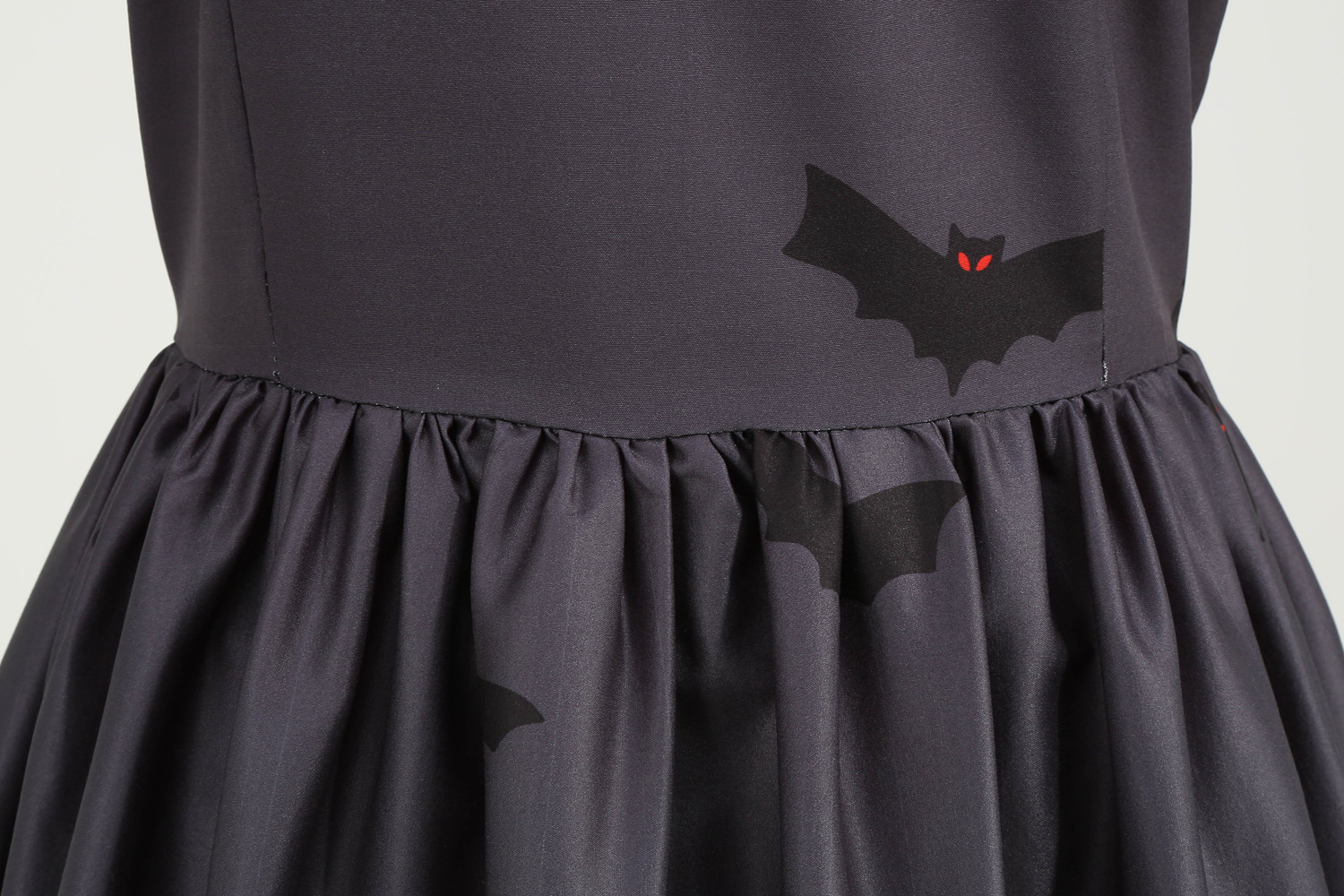 Womens Retro Lace round Neck Short-Sleeved Printed Maxi Dress for Cosplay Party